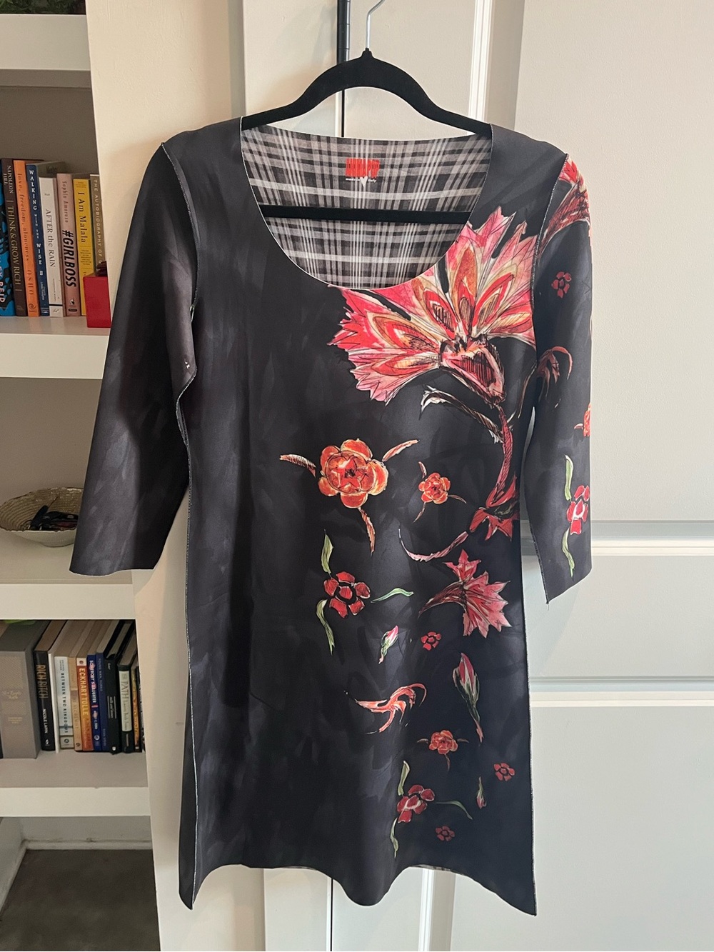 Animapop Italy Reversible Bodycon Floral A-Line Dress